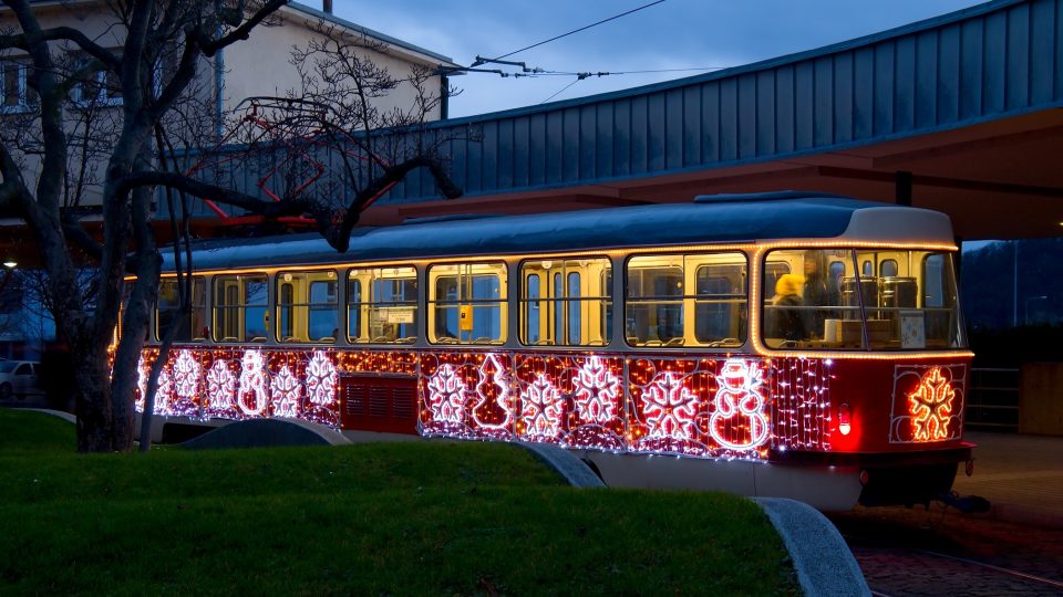 Brněnská vánoční tramvaj