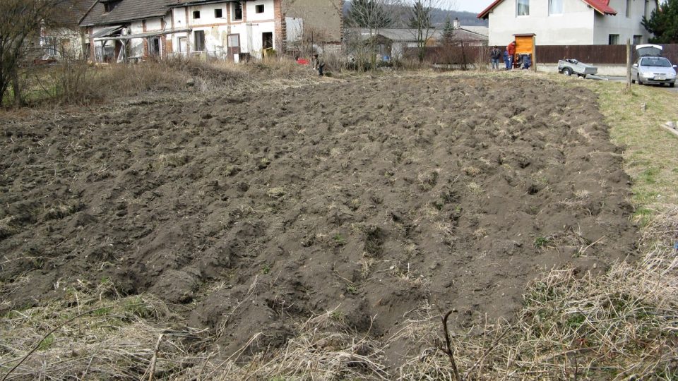 Pole, kde se bude pěstovat křen | foto: Mikuláš Kološ Pole, kde se bude pěstovat křen