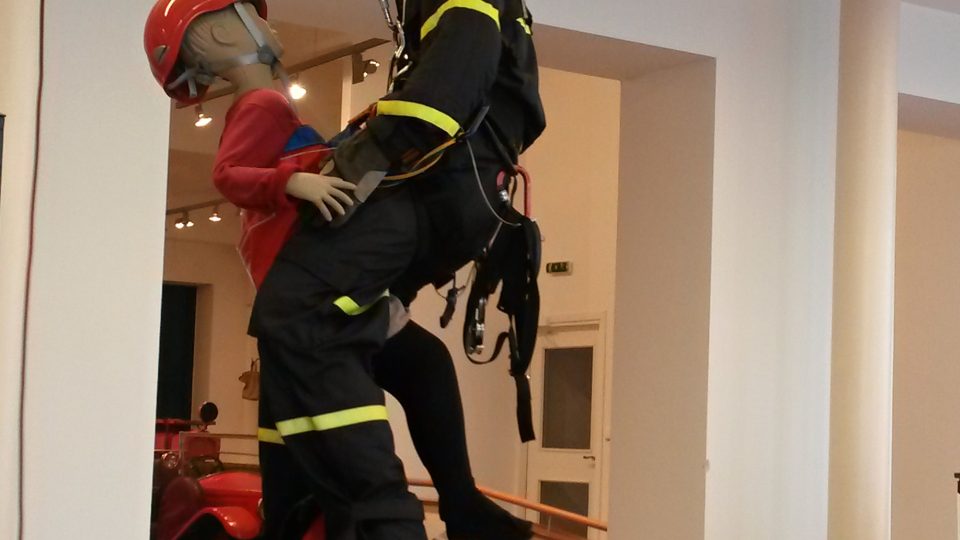 V hasičském muzeu