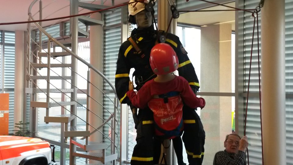 V hasičském muzeu