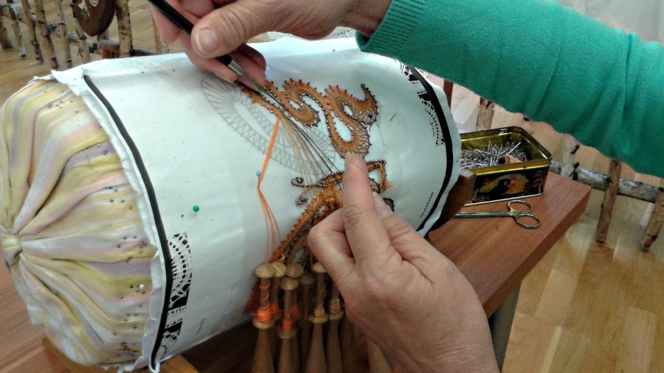 Paličkářka v akci | foto: Naďa Čvančarová, Český rozhlas Paličkářka v akci