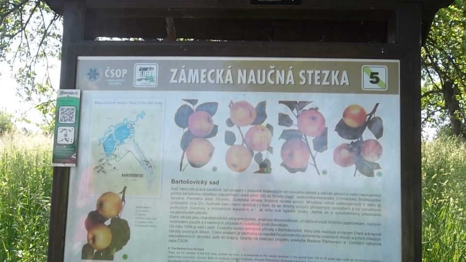 Bartošovický sad představuje jedinečných genofond starých krajových odrůd