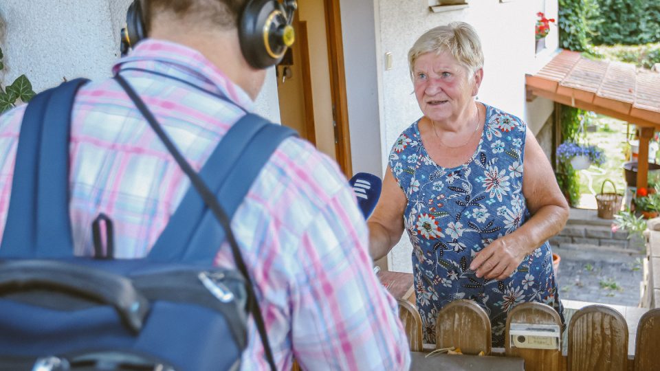 Eva Hrubá nás přivítala | foto: Jana Volková Eva Hrubá nás přivítala