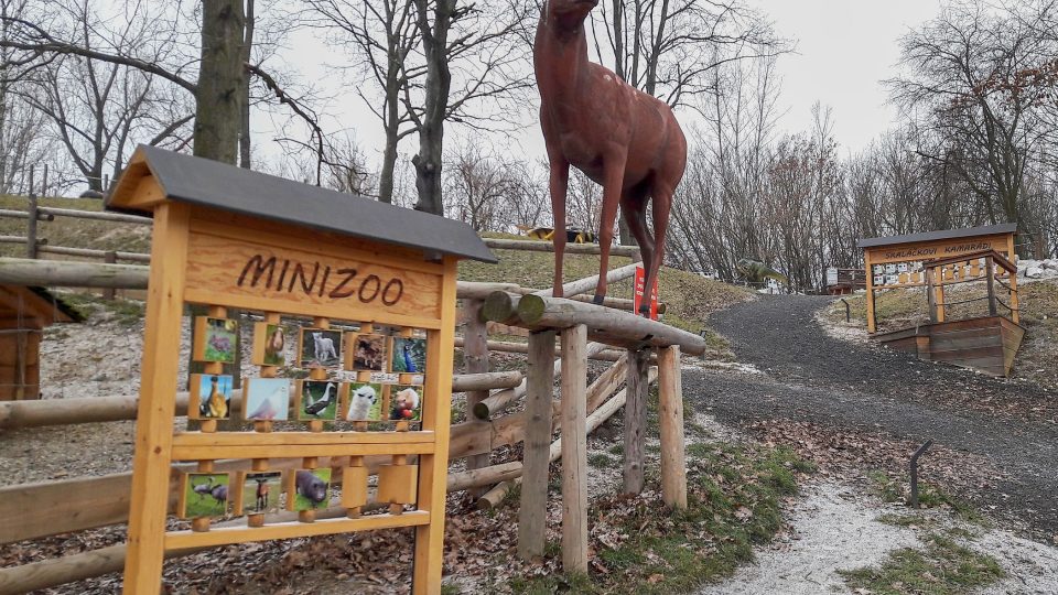 K atraktivním částem Skalka family parku patří Minizoo