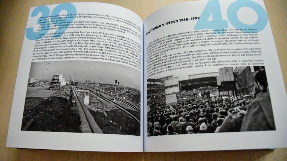 Kniha 70 let města Kopřivnice