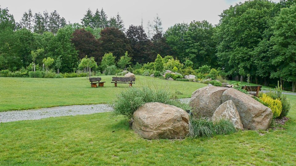 Park v blízkosti Lázní Bechyně | foto: Filip Černý, Český rozhlas Park v blízkosti Lázní Bechyně