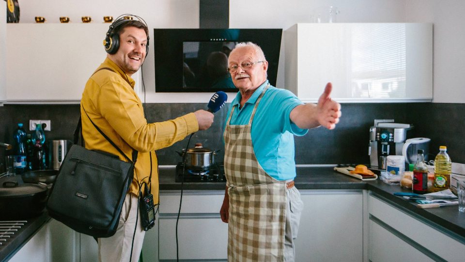 Patrik Rozehnal a Tibor Novotný ve své kuchyni