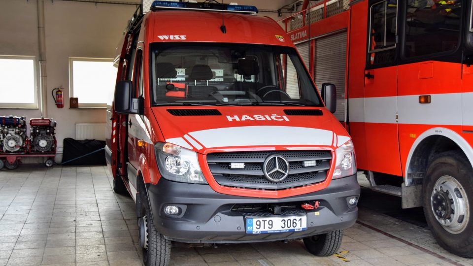Dopravní automobil zajišťuje velkou část technických zásahů místních hasičů