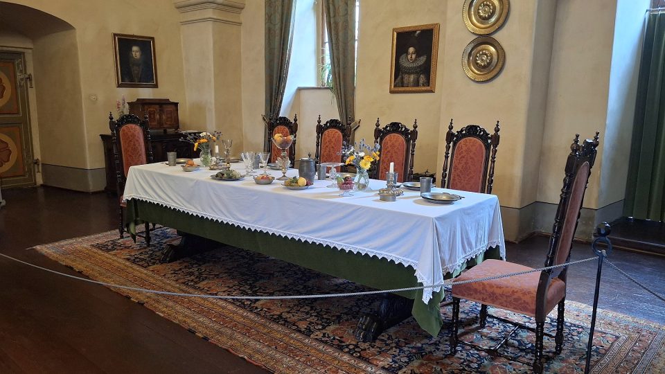 Renesanční interiéry třeboňského zámku