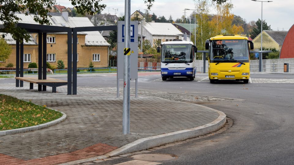 Nové autobusové nádraží v Bílovci