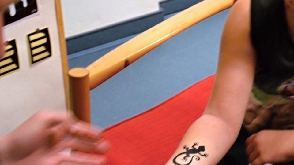 Dočasné tetování (airbrush) | foto: František Tichý Dočasné tetování (airbrush)