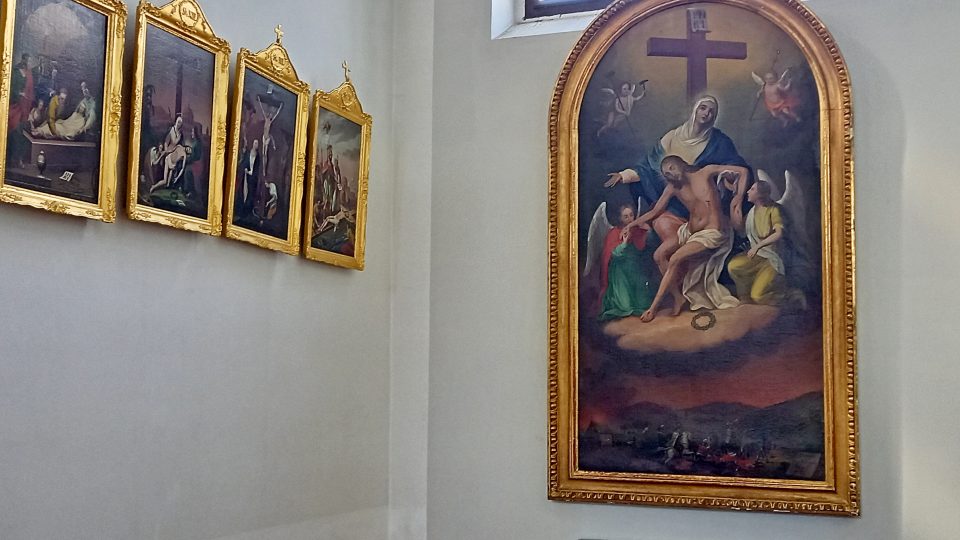Oltářní obraz v kapli