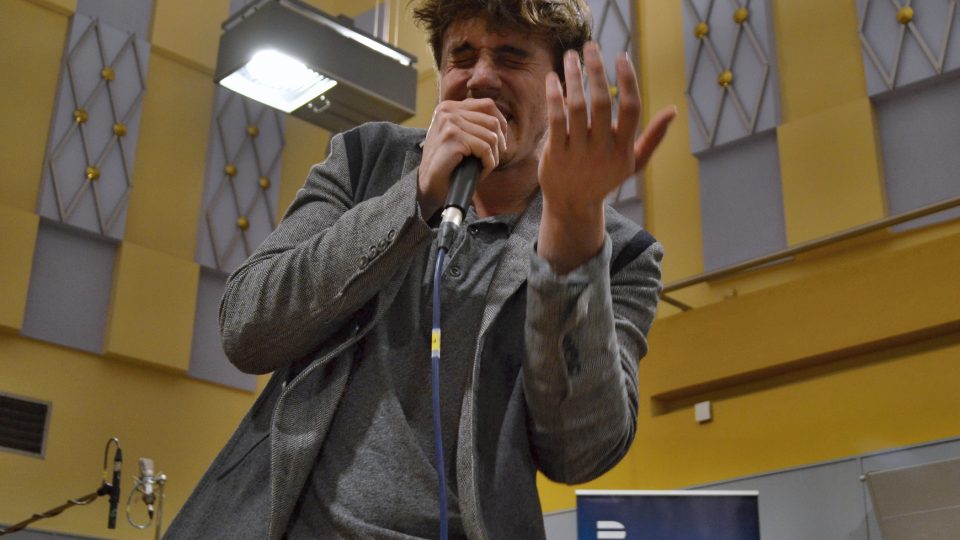 Zpěvák kapely The JazzCake | foto: František Tichý Zpěvák kapely The JazzCake