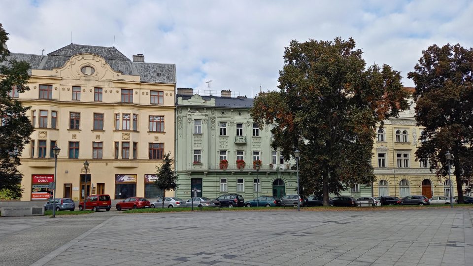 Secesní domy na náměstí Svatopluka Čecha