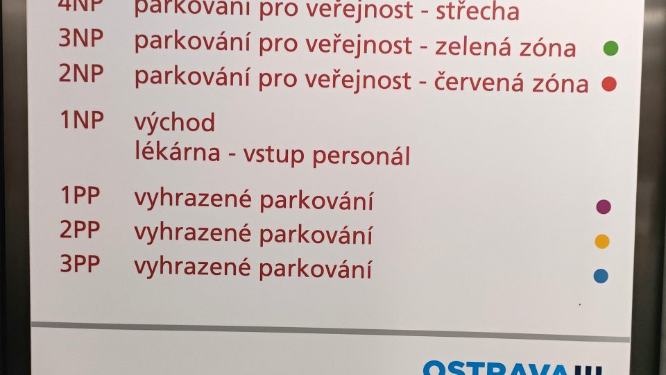 Pro veřejnost jsou vyhrazená nadzemní podlaží