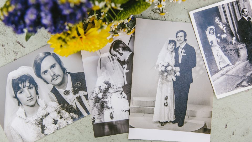 Květoslava a Vladimír Kučerovi na svatebních fotkách