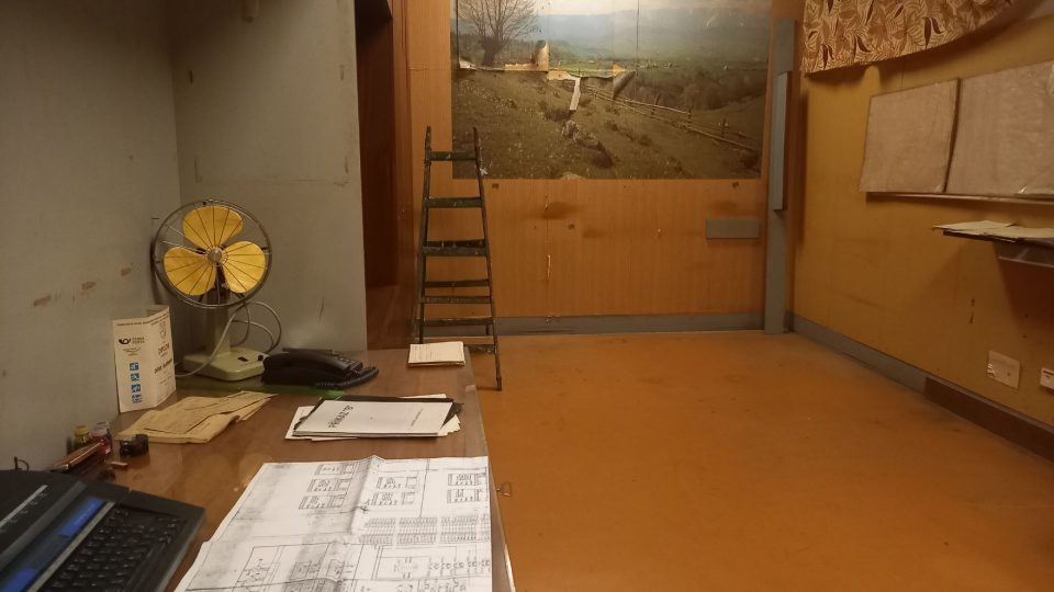 Jedna z bývalých kanceláří v civilním patře | foto: Petra Ševců, Český rozhlas Jedna z bývalých kanceláří v civilním patře
