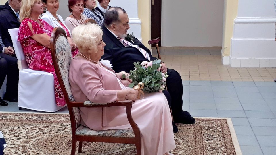 Manželé Olga a Jan Barkoći z Paskova oslavili zlatou svatbu