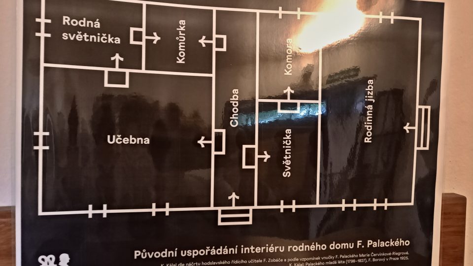 Původní uspořádání interiéru domu | foto: Petra Štrymplová, Český rozhlas Původní uspořádání interiéru domu