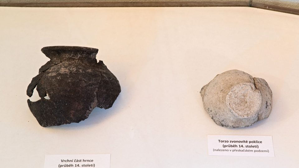 Nálezy objevené v Přeskačském podzemí | foto: Zdeněk Truhlář, Český rozhlas Nálezy objevené v Přeskačském podzemí