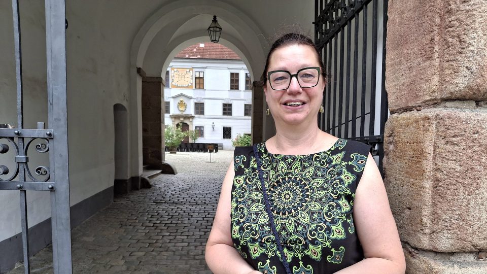 Kastelánka třeboňského zámku Erika Suchanová