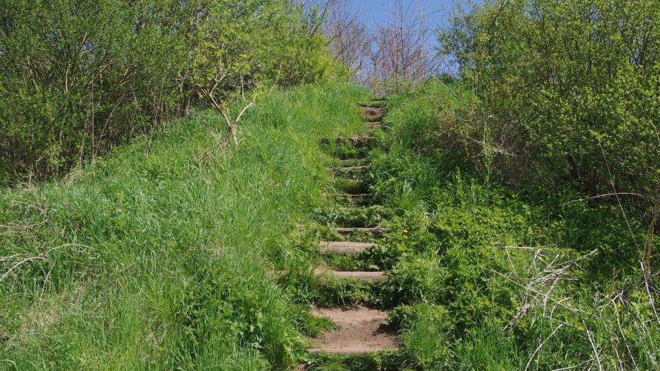 Poslední úsek výstupu na vrch Brada