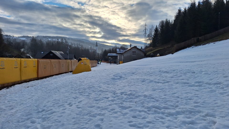 Lyžařský areál v Branné na Šumpersku