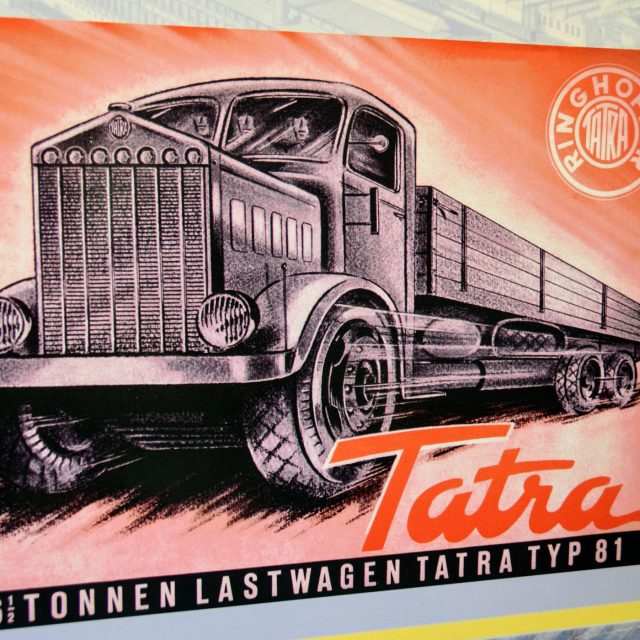 S Tatrou všude! Kresba na německy psaném letáku Tatry 81 | foto: Michal Polášek