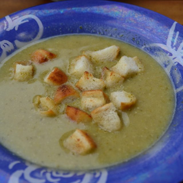 Brokolicová polévka s krutóny | foto: Dáša Kubíková,  Český rozhlas