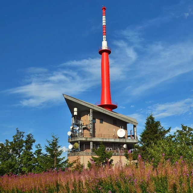 Vysílač na vrcholu Lysé hory | foto: Petr Lukeš