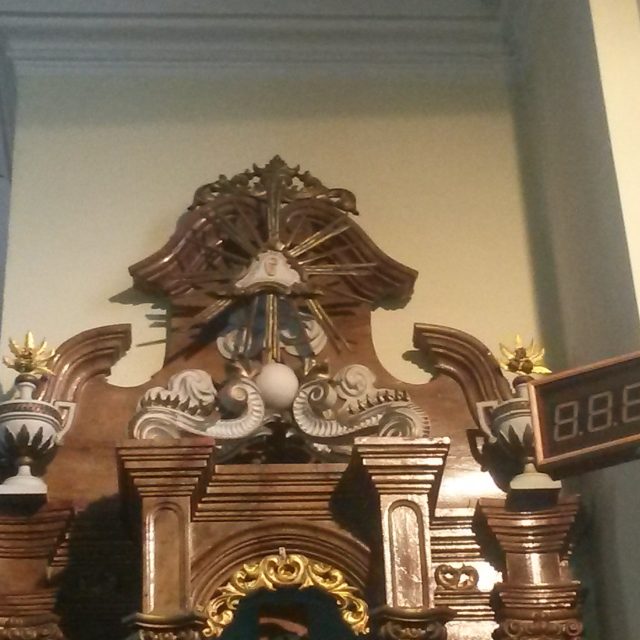 Detail Božského ucha na bočním oltáři kostela sv. Matouše v Hati | foto: Romana Kubicová,  Český rozhlas