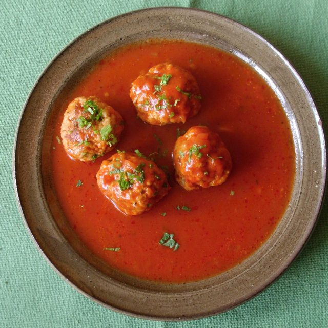 Rajská s masovými kuličkami  (ilustrační foto) | foto: Stanislava Brádlová,  Český rozhlas