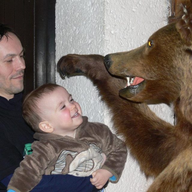 Vycpaný medvěd na Prašivé | foto: František Tichý,  Český rozhlas,  Český rozhlas