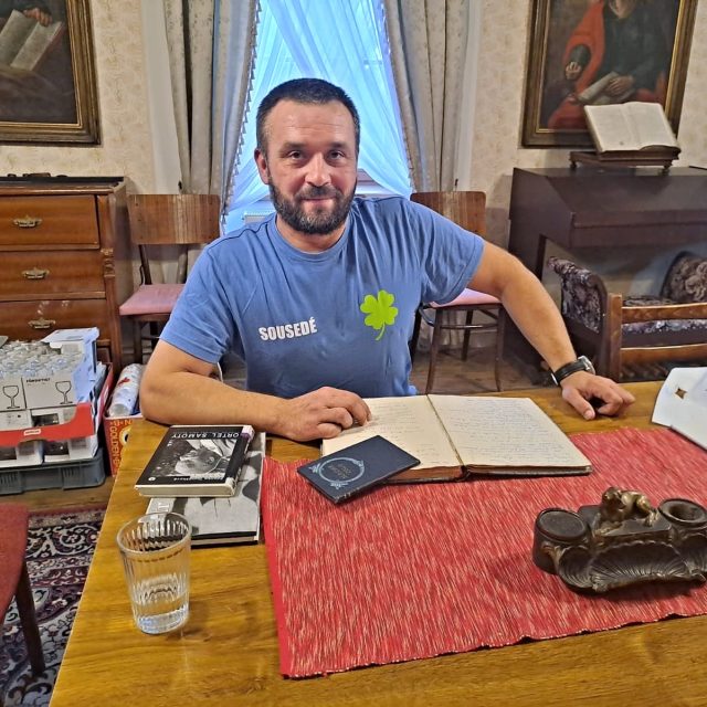 Jan Gajda,  předseda spolku Sousedé | foto: Romana Kubicová,  Český rozhlas