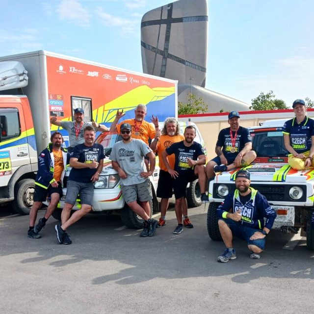 V týmu Olgy Roučkové pro Dakar 2023 | foto: archiv T. Hovorka