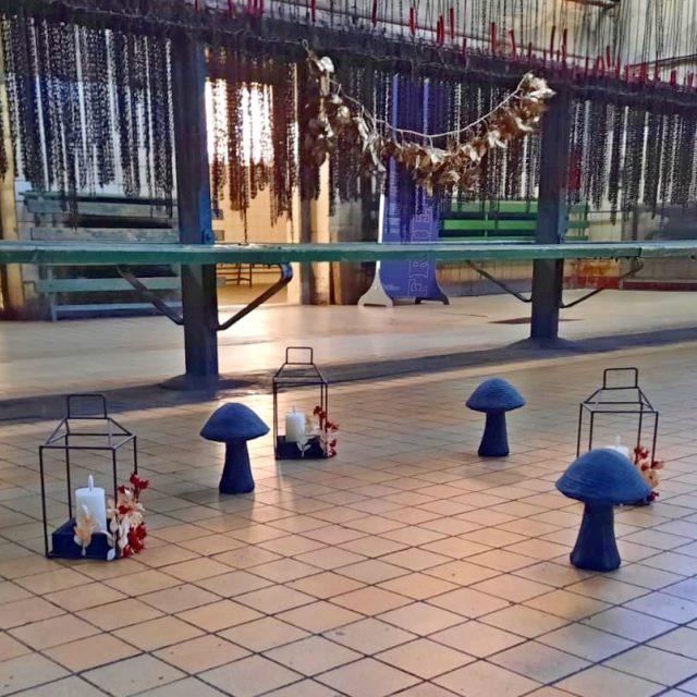 Netradiční podzimní výzdoba dolu Michal | foto: Iva Havlíčková,  Český rozhlas