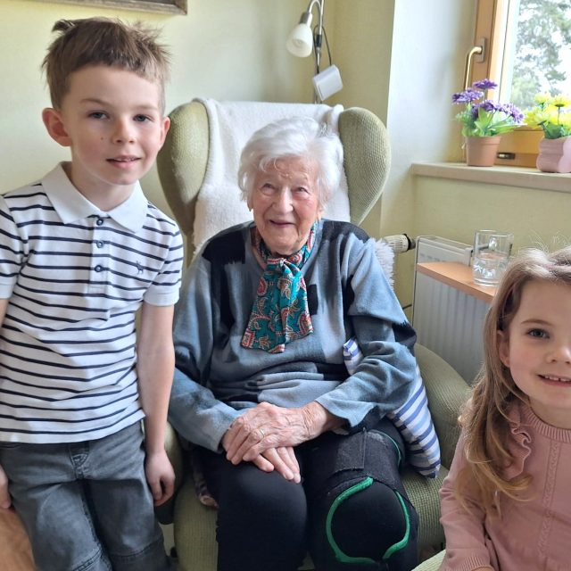 Blažena Strachotová krátce před svými 108. narozeninami | foto: Kristýna Barchini,  Český rozhlas