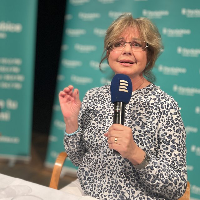 Alena Zárybnická natáčí Zálety s Marií Tomsovou | foto: Zdeněk Novák,  Český rozhlas