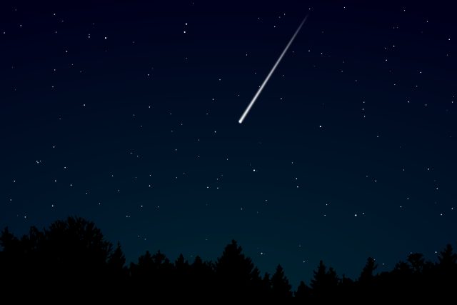 Padající hvězda,  meteorit  (ilustr. foto) | foto: Fotobanka Pixabay