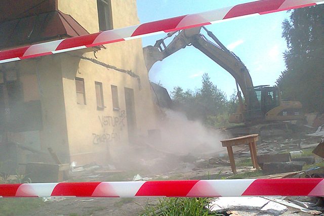 Demolice v karvinském ghettu Vagónka začala | foto: Andrea Brtníková,  Český rozhlas