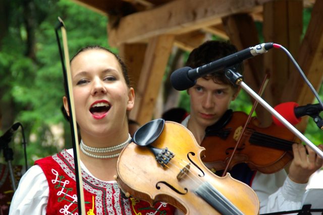 Anežka Konečná ze souboru Púčik | foto: Roman Verner,  Český rozhlas