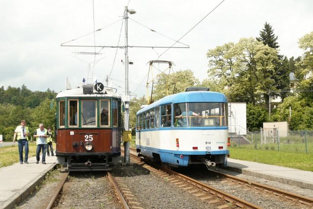 Depozitář historických vozidel - historická tramvaj č. 25 | foto:  Archiv Kroužku přátel MHD Ostrava