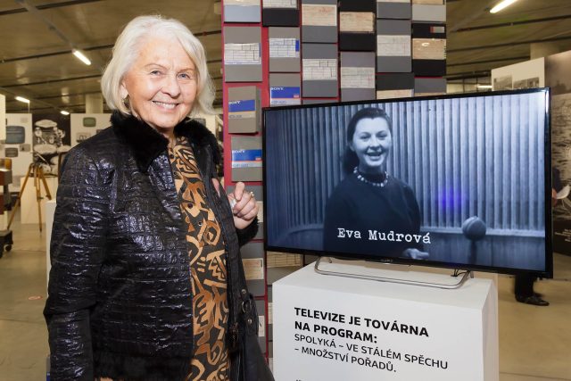 Eva Mudrová ostravské vysílání před 60 lety zahajovala | foto: Česká televize