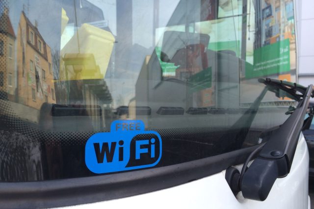 Wifi v autobusu MHD | foto: Jan  Beneš