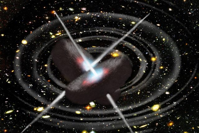 Kolize černých děr a gravitační vlny | foto: Creative Commons Attribution 2.0 Generic,  Maxwell Hamilton