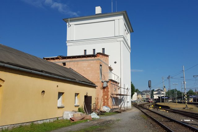 Nádražní vodárenská věž se mění ve výtvarné muzeum | foto: Martin Knitl,  Český rozhlas