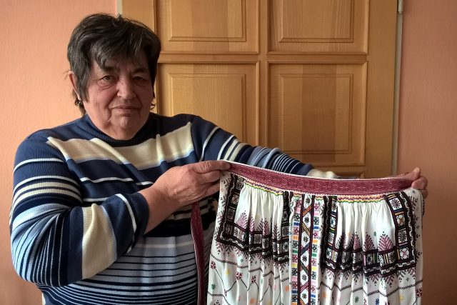 Eliška Křížková je odbornice na kopanický kroj | foto: Jarka Vykoupilová,  Český rozhlas