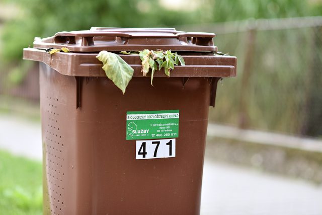 Kontejner na bioodpad | foto: Honza Ptáček,  Český rozhlas