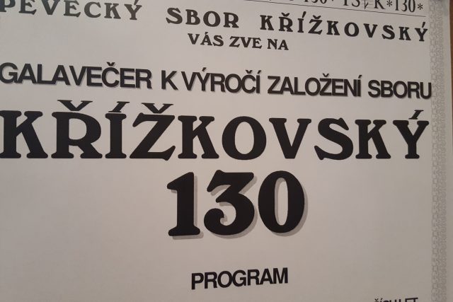 Pěvecký sbor Křížkovský oslavil 130 let existence | foto: Martin Knitl,  Český rozhlas