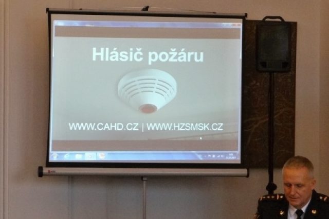 Prezentace projektu detektorů v Ostravě | foto:  HZS Moravskoslezského kraje